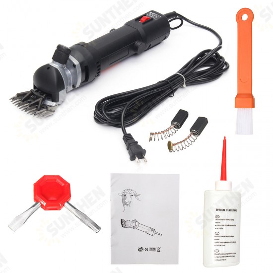 6 Speeds Electric Sheep Clippers 690W Electric Shears Shearing Clipper Grooming Haircut Trimmer