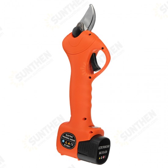 600W 16.8V Cordless Electric Pruning Shears Scissors Garden Branch Cutter Trimmer Tool W/ 1/2 Battery