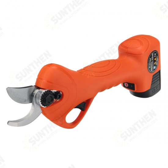 600W 16.8V Cordless Electric Pruning Shears Scissors Garden Branch Cutter Trimmer Tool W/ 1/2 Battery