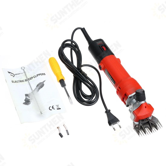 600W 220V Electric Sheep Shearing Machine Goat Hair Trimmer Clippers Power Tools