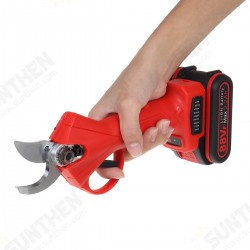 88VF Wireless 25mm Rechargeable Electric Scissors Branch Pruning Shear Tree Cutting Tools W/ 1 Battery 88VF Wireless 25mm Rechargeable Electric Scissors Branch Pruning Shear Tree Cutting Tools W/ 1 Battery