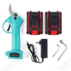 88VF Wireless 25mm Rechargeable Electric Scissors Branch Pruning Shear Tree Cutting Tools W/ 2 Battery 88VF Wireless 25mm Rechargeable Electric Scissors Branch Pruning Shear Tree Cutting Tools W/ 2 Battery