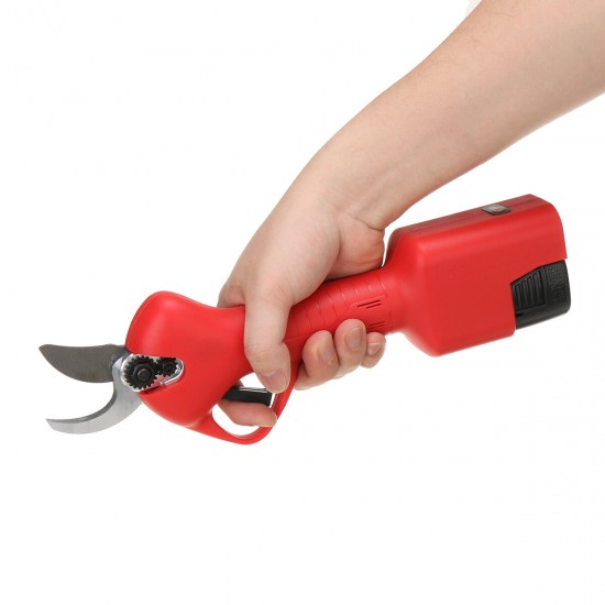 16.8V Cordless Electric Branch Scissors 25mm Pruning Shears Cutter Tool Trimmer W/ 1 or 2pcs Battery