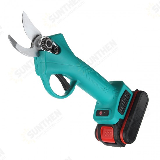 Electric Cordless Rechargeable Pruning Garden Shears Secateur Cutter With Two Batteries