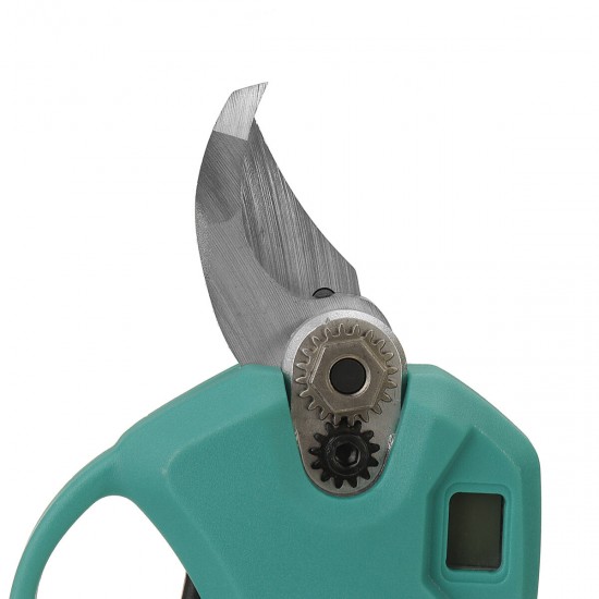 30mm Cordless Electric Scissors Pruning Shears Adjustable Tree Branch Pruner Garden Scissor Hedge Trimmer with Digital Display