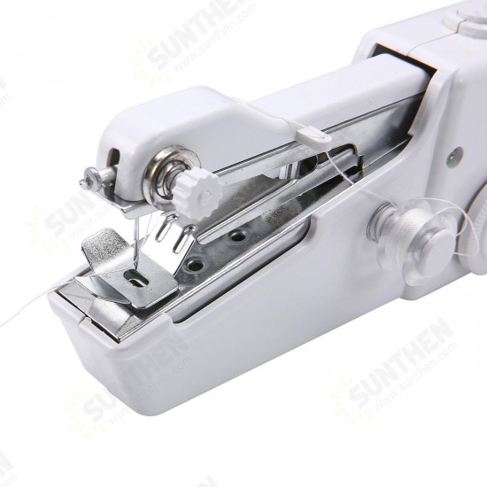 Portable Stitch Hand Held Sewing Machine Stitch Sew Quick Handy Cordless Repairs