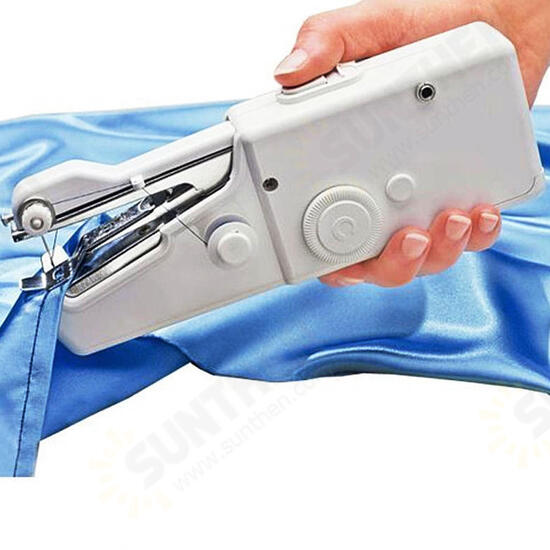 Portable Stitch Hand Held Sewing Machine Stitch Sew Quick Handy Cordless Repairs