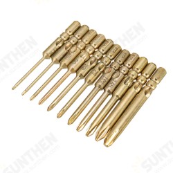 10Pcs 40mm Magnetic Screwdriver Bits Hex Cross Head PH0 PH1 PH2 Bit For Electric Screwdriver 10Pcs 40mm Magnetic Screwdriver Bits Hex Cross Head PH0 PH1 PH2 Bit For Electric Screwdriver
