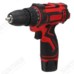 12V 300W 2 Speed Cordless Drill Driver 25+1 Torque 1350 RPM 10mm Electric Screwdriver W/ 1/2 Battery 12V 300W 2 Speed Cordless Drill Driver 25+1 Torque 1350 RPM 10mm Electric Screwdriver W/ 1/2 Battery