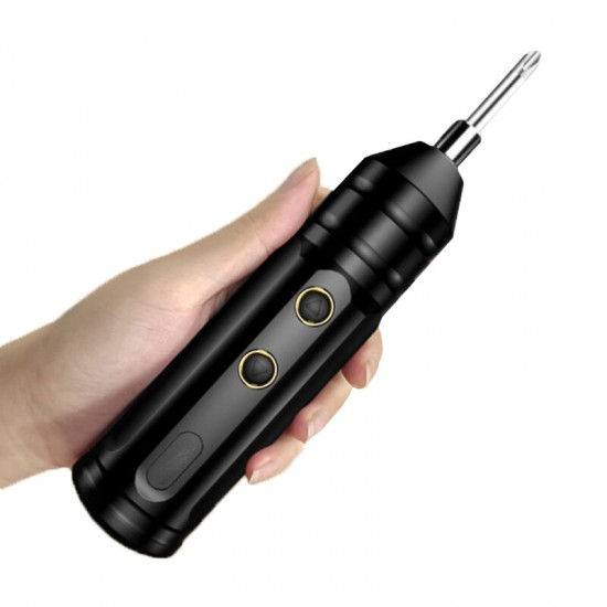 3.6V Mini Electric Screwdriver Set Smart Cordless Electrical Screwdrivers USB Rechargeable Handle with 10/33/45 Bit Set Drill