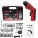 48Pcs 4.8V Cordless Electric Screwdriver Multi-function Rechargeable Electric Drill Household DIY Screwdriver Set