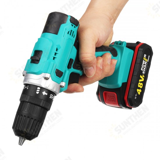 48vf 3 In 1 Multifunctional Cordless Drill Electric Torque Wrench Screwdriver Drill 3/8-Inch Chuck Cordless Impact Drill