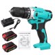 48vf 3 In 1 Multifunctional Cordless Drill Electric Torque Wrench Screwdriver Drill 3/8-Inch Chuck Cordless Impact Drill