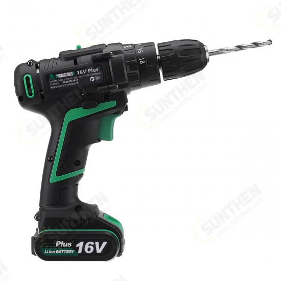 AC 100-240V Lithium Cordless Electric Screwdriver Screw Drill Driver Tool 1.5Ah 1 Charger 1 Battery