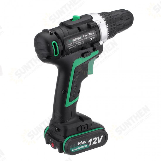 AC100-240V Electric Screwdriver Cordless Power Drill Tools Dual Speed/ Impact With Accessories