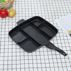 5 in 1 Multi Section Fryer Frying Pan Non Stick Grill Oven BBQ Induction Plate 5 in 1 Multi Section Fryer Frying Pan Non Stick Grill Oven BBQ Induction Plate