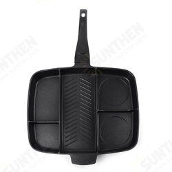 5 in 1 Multi Section Fryer Frying Pan Non Stick Grill Oven BBQ Induction Plate 5 in 1 Multi Section Fryer Frying Pan Non Stick Grill Oven BBQ Induction Plate