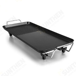 Electric Skillet 1400W Household Smoke-Free Non-Stick Bakeware Barbecue Grill Electric Skillet 1400W Household Smoke-Free Non-Stick Bakeware Barbecue Grill