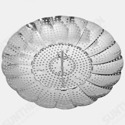 Stainless Steel Household Steamed Bun Steamer Folding Fruit Basket For Steaming Vegetables Hotel Egg Steamer Retractable Steaming Tray Stainless Steel Household Steamed Bun Steamer Folding Fruit Basket For Steaming Vegetables Hotel Egg Steamer Retractable Steaming Tray