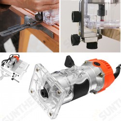 110V/220V 1200W 6.35mm Wood Laminate Palm Router Electric Hand Trimmer Edge Joiners Woodworking Tool 110V/220V 1200W 6.35mm Wood Laminate Palm Router Electric Hand Trimmer Edge Joiners Woodworking Tool