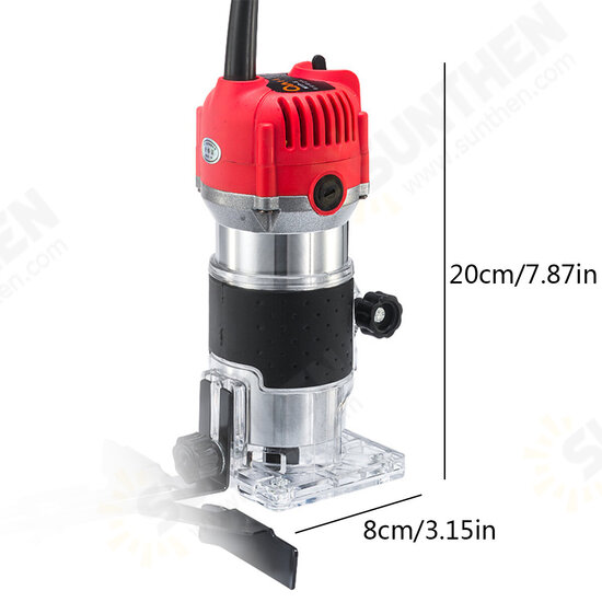 110V/220V 20000rpm Electric Hand Trimmer Router Wood Laminate Palm Joiners Working Cutting Tool