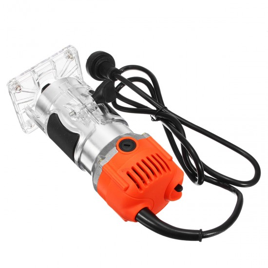 1200W 220V 6.35mm 1/4inch Electric Hand Trimmer Wood Laminate Palm Router Joiner Tool