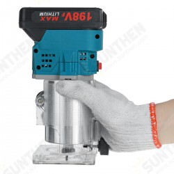 198VF 3000rpm 1000W Brushless Electric Trimmer Rechargeable Woodworking Trimming Machine W/ 1/2pcs Battery 198VF 3000rpm 1000W Brushless Electric Trimmer Rechargeable Woodworking Trimming Machine W/ 1/2pcs Battery