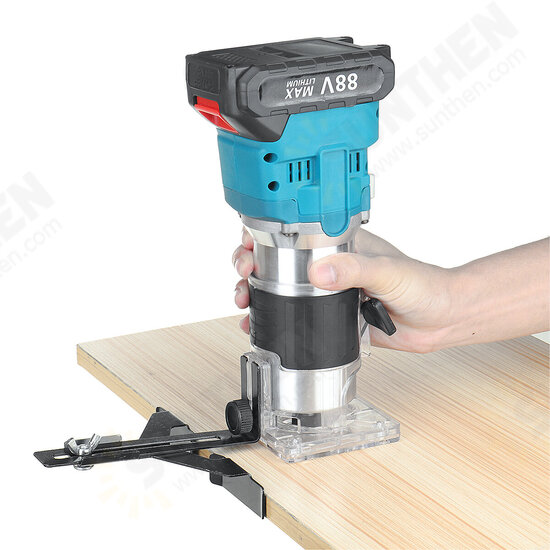 30000rpm 1000W Cordless Brushless Electric Trimmer 6 Speeds Wood Trimmer Router W/ 1/2pcs Battery