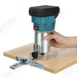 6.35mm Cordless Electric Trimmer Compact Palm Router Corded Woodworking Trimming Edge Guide Wood W/ 1/2pcs Battery 6.35mm Cordless Electric Trimmer Compact Palm Router Corded Woodworking Trimming Edge Guide Wood W/ 1/2pcs Battery