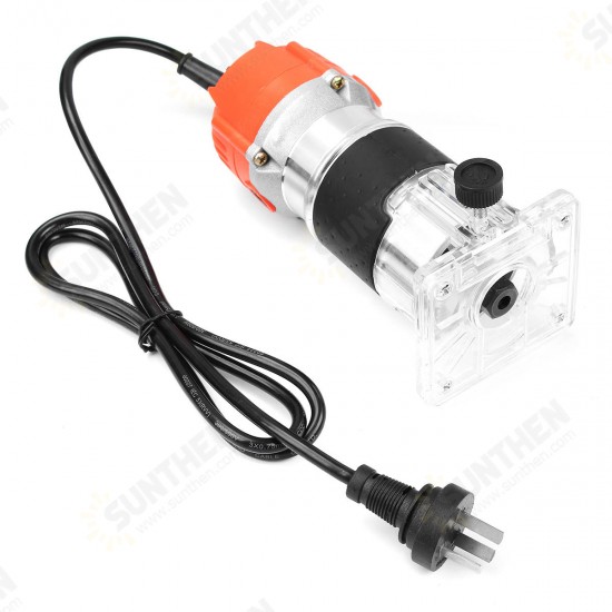 220V 680W 30000RPM Wood Corded Electric Hand Trimmer DIY Tool Router 6.35MM