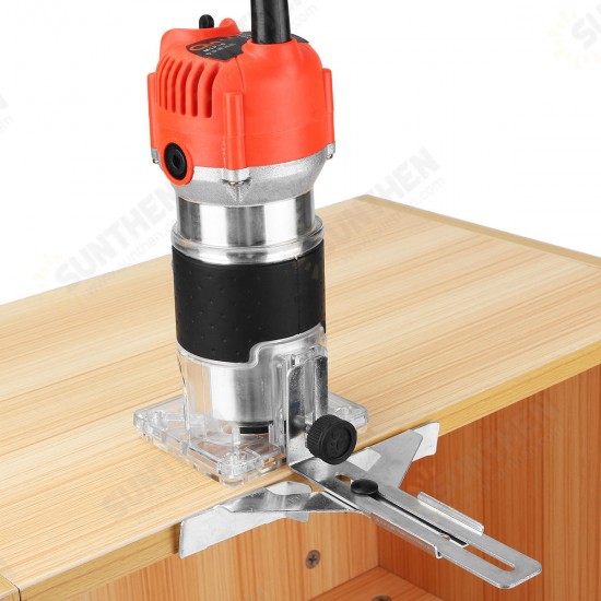 220V 680W 30000RPM Wood Corded Electric Hand Trimmer DIY Tool Router 6.35MM