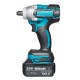 100-240V 20V 520N.m 4000RPM Brushless Electric Impact Wrench Cordless 1/2inch Power Tool For Makita Battery