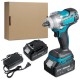 100-240V 20V 520N.m 4000RPM Brushless Electric Impact Wrench Cordless 1/2inch Power Tool For Makita Battery
