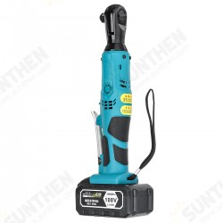 108V 160N.m 1/2inch 90° LED Electric Right Angle Ratchet Wrench 2X10000mAh Battery 108V 160N.m 1/2inch 90° LED Electric Right Angle Ratchet Wrench 2X10000mAh Battery