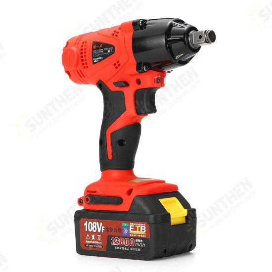 108VF 12800mA Cordless Impact Drill Kit Powerful Kits Electric Screwdriver Cordless Drill Mini Wireless Power Driver DC Lithium-Ion Battery