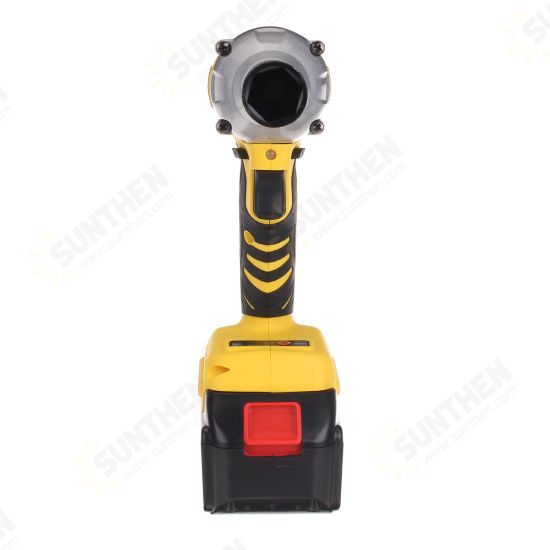 1/2inch Cordless Brushless Impact Wrench Brushless Motor Power Driver Electric Wrench with 2 Battery