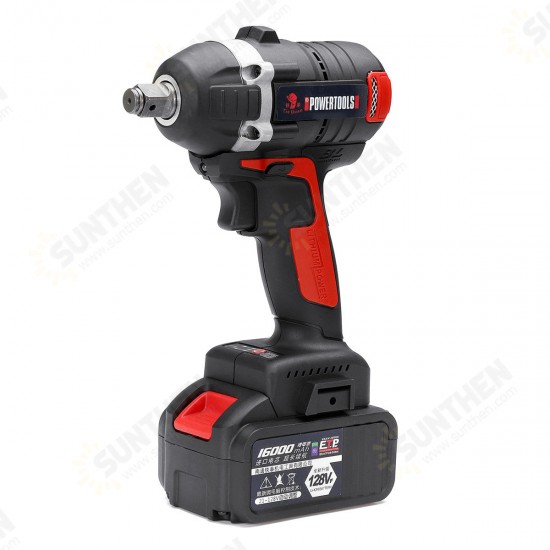 128VF 16000mah Brushless Electric Wrench Power Wrench Tool 330N.m Cordless Wrench Kit