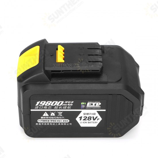 128VF 19800mah Electric Impact Wrench Brushless Cordless Drill Tool With Battery