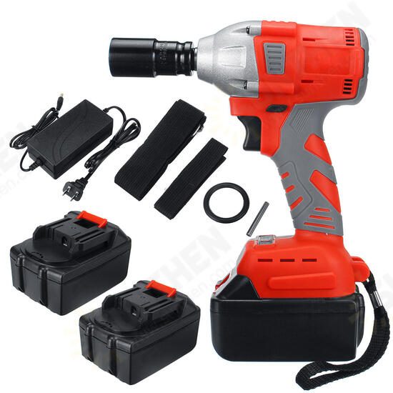 128VF/188VF Cordless Rechargable Brushless Electric Wrench W/ 1or 2 Lithium Battery