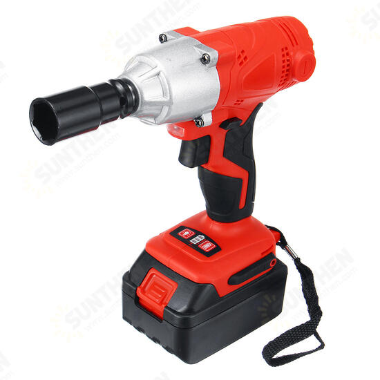 128VF/188VF Electric Wrench 350Nm High Torque Impact Wrench Cordless 1/2 Batteries 1 Charger