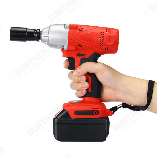 128VF/188VF Electric Wrench 350Nm High Torque Impact Wrench Cordless 1/2 Batteries 1 Charger