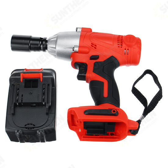 128VF/188VF Electric Wrench 350Nm High Torque Impact Wrench Cordless 1/2 Batteries 1 Charger