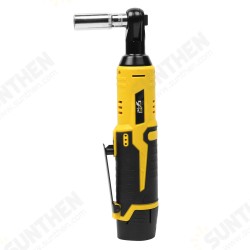 12V 35NM LED Cordless Electric Ratchet Wrench Rechargeable Right Angle Wrench Tools Li-ion Battery 12V 35NM LED Cordless Electric Ratchet Wrench Rechargeable Right Angle Wrench Tools Li-ion Battery