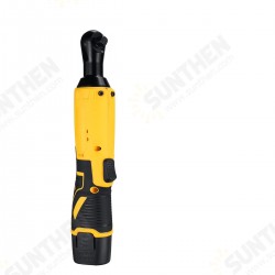 12V 3/8 Inch Right Angle Wrench 45N.m Ratchet Right Angle Electric Wrench 1500mAh 12V 3/8 Inch Right Angle Wrench 45N.m Ratchet Right Angle Electric Wrench 1500mAh