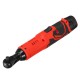 12V 4000mAh Electric Ratchet Wrench With LED Light 90° Angle Wrench Tool W/ 1/2pcs Battery