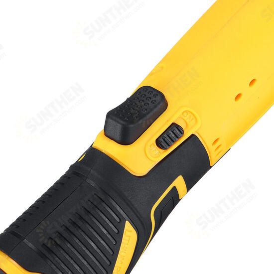 12V 45Nm LED Cordless Electric Ratchet Wrench 3/8 Inch Chuck Right Angle Wrench Tool W/ 1 or 2 Li-ion Battery