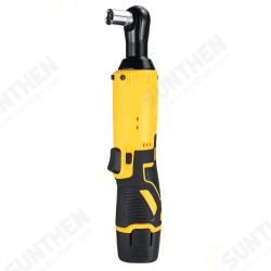 12V 45Nm LED Cordless Electric Ratchet Wrench 3/8 Inch Chuck Right Angle Wrench Tool W/ 1 or 2 Li-ion Battery 12V 45Nm LED Cordless Electric Ratchet Wrench 3/8 Inch Chuck Right Angle Wrench Tool W/ 1 or 2 Li-ion Battery