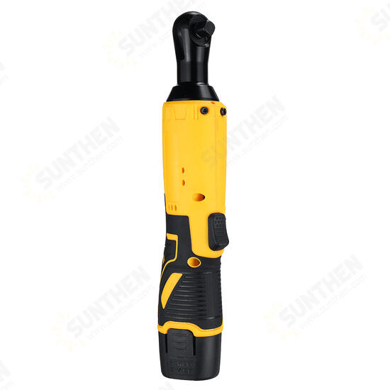 12V 45N.m Ratchet Wrench Electric Rechargeable Ratchet 90° Right Angle Wrench Powerful Tool