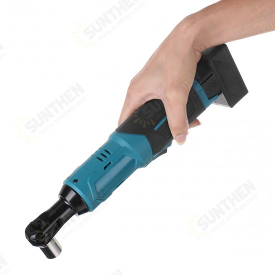 12V 65N.m 3/8inch Cordless Electric Ratchet Wrench Tool LED Electric Wrench W/ 2pcs Battery