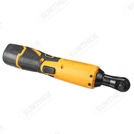 12V Power Cordless Ratchet Wrench 3600mah Li-ion Battery Electric Wrench Max. Torque 45 3/8 inch